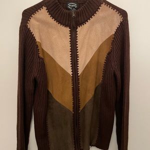 Vintage Designer’s Studio Brown Cardigan Sweater